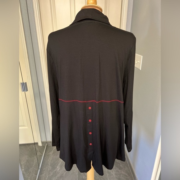 Simply Art by Dolcezza Abstract Print Tunic Top Art to Wear Funky - Picture 4 of 6